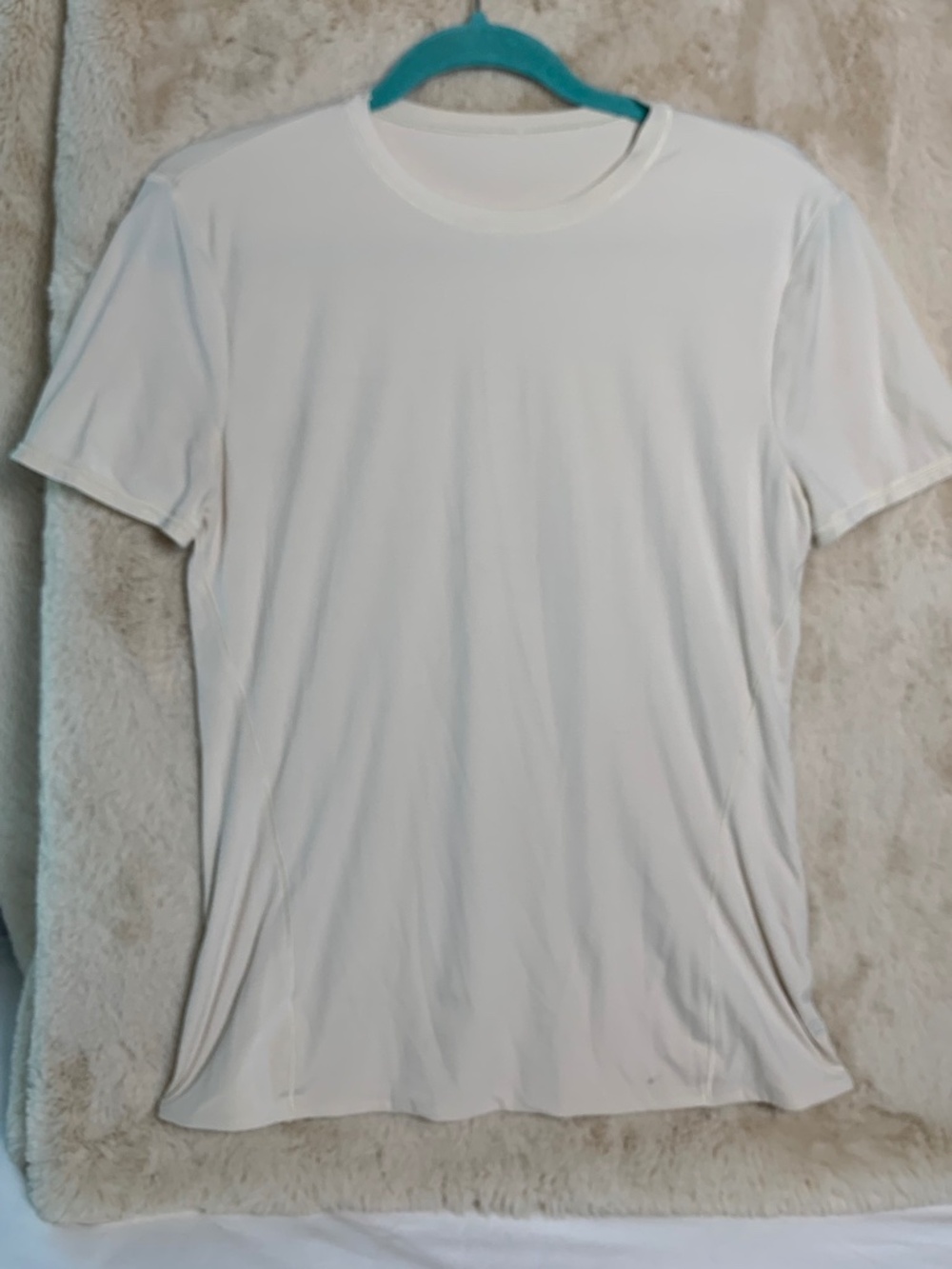 lululemon athletica White Short-Sleeve Crew Neck Top